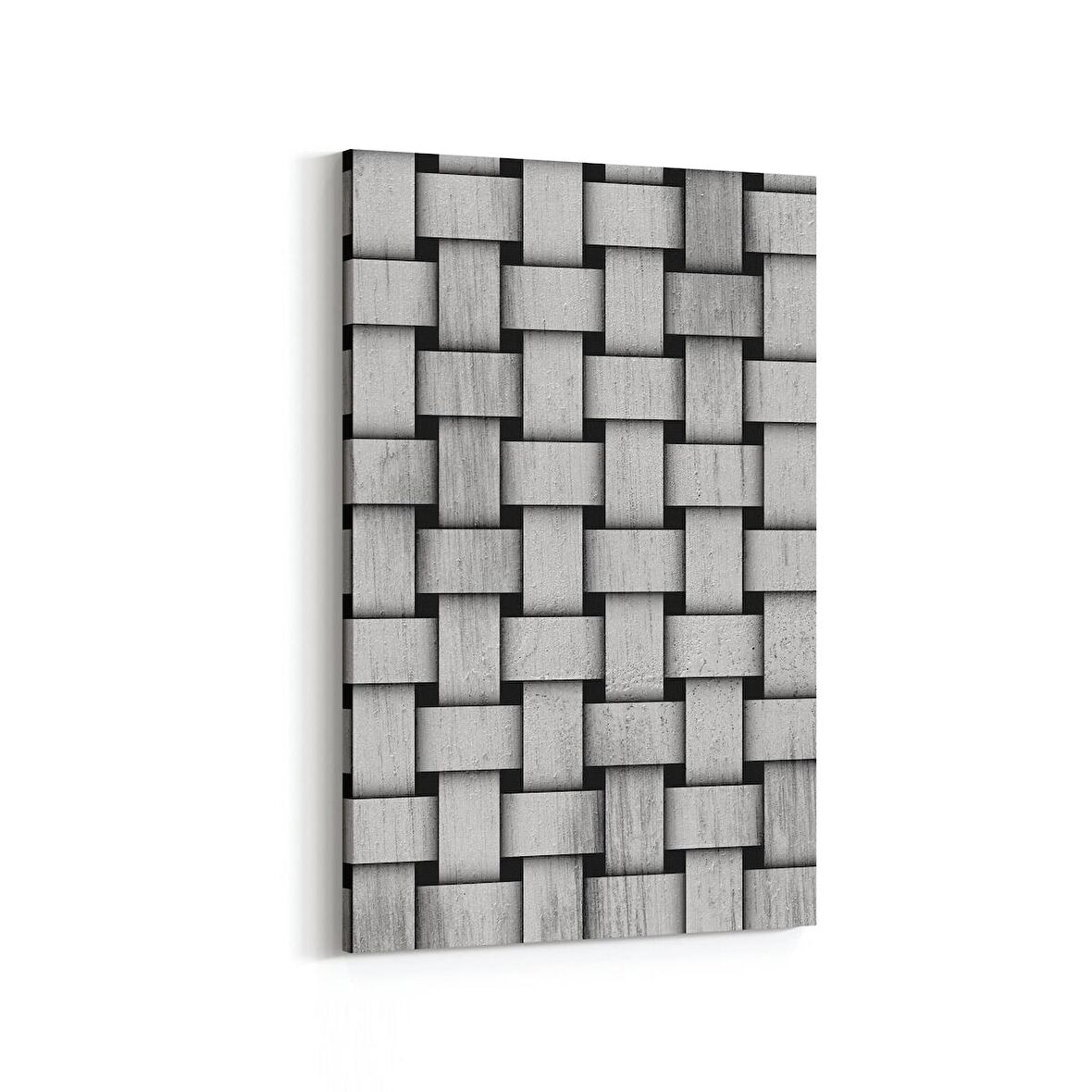 Olla 10025D Abstract 3 Boyut Görsel Dikey Kanvas Tablo (Ölçü: 20X30)