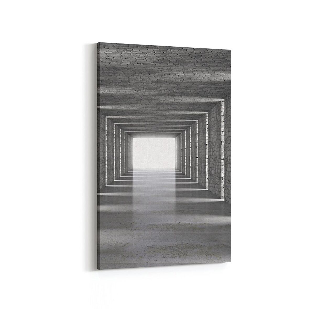 Olla 10435D Abstract Tünel Görsel Dikey Kanvas Tablo (Ölçü: 60X90)