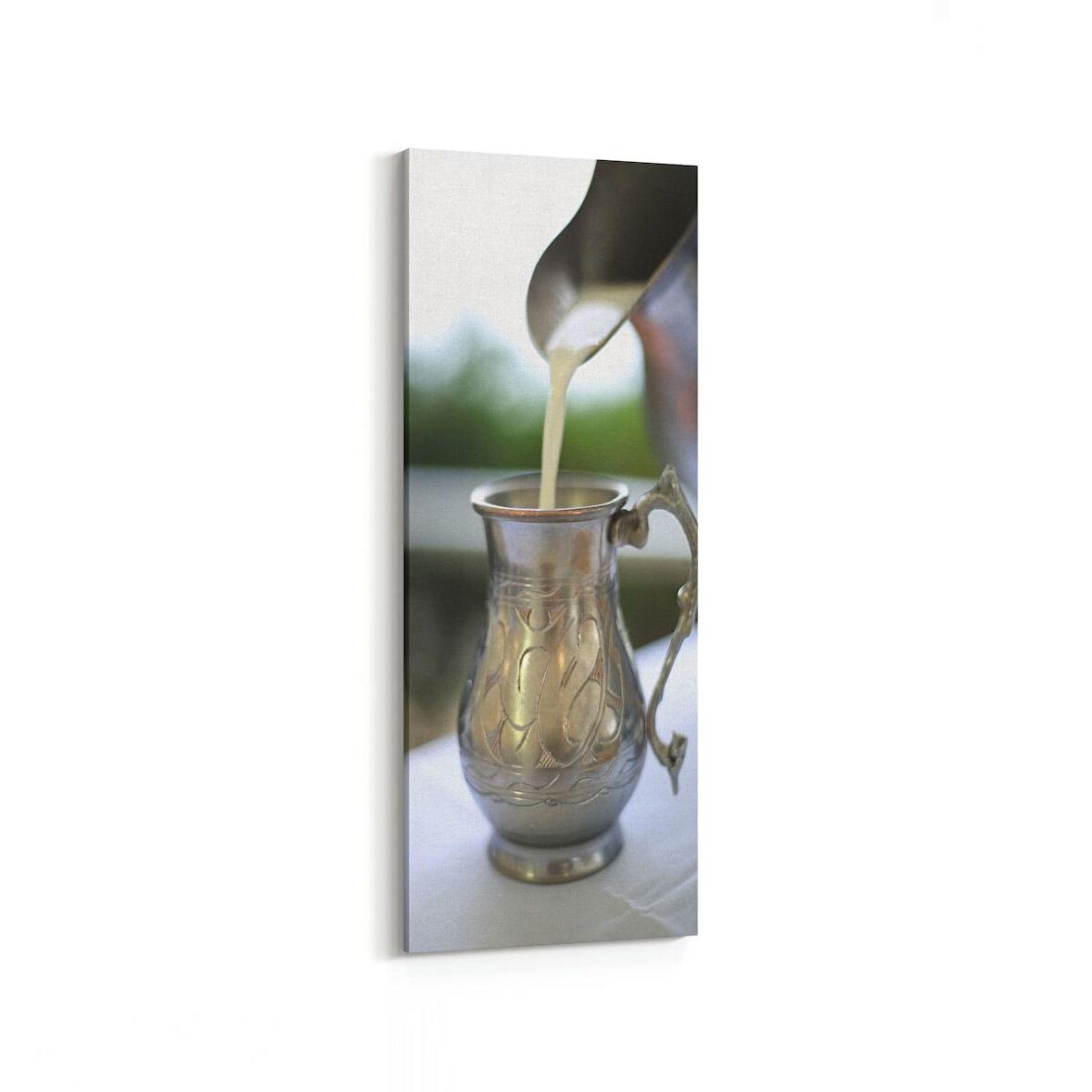 Olla 15007DI Gıda Görseli Dikey İnce Kanvas Tablo (Ölçü: 40X120)