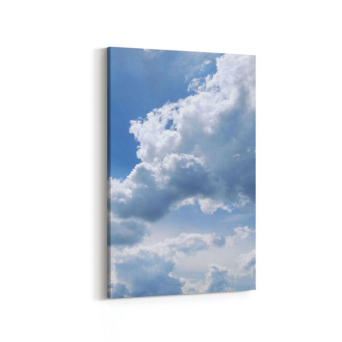 Olla 15593D Gökyüzü Bulut Görseli  Dikey Kanvas Tablo (Ölçü: 60X90)
