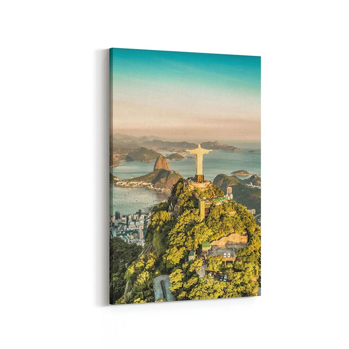 Olla 18608D Yapı Görseli Dikey Kanvas Tablo (Ölçü: 100X150)