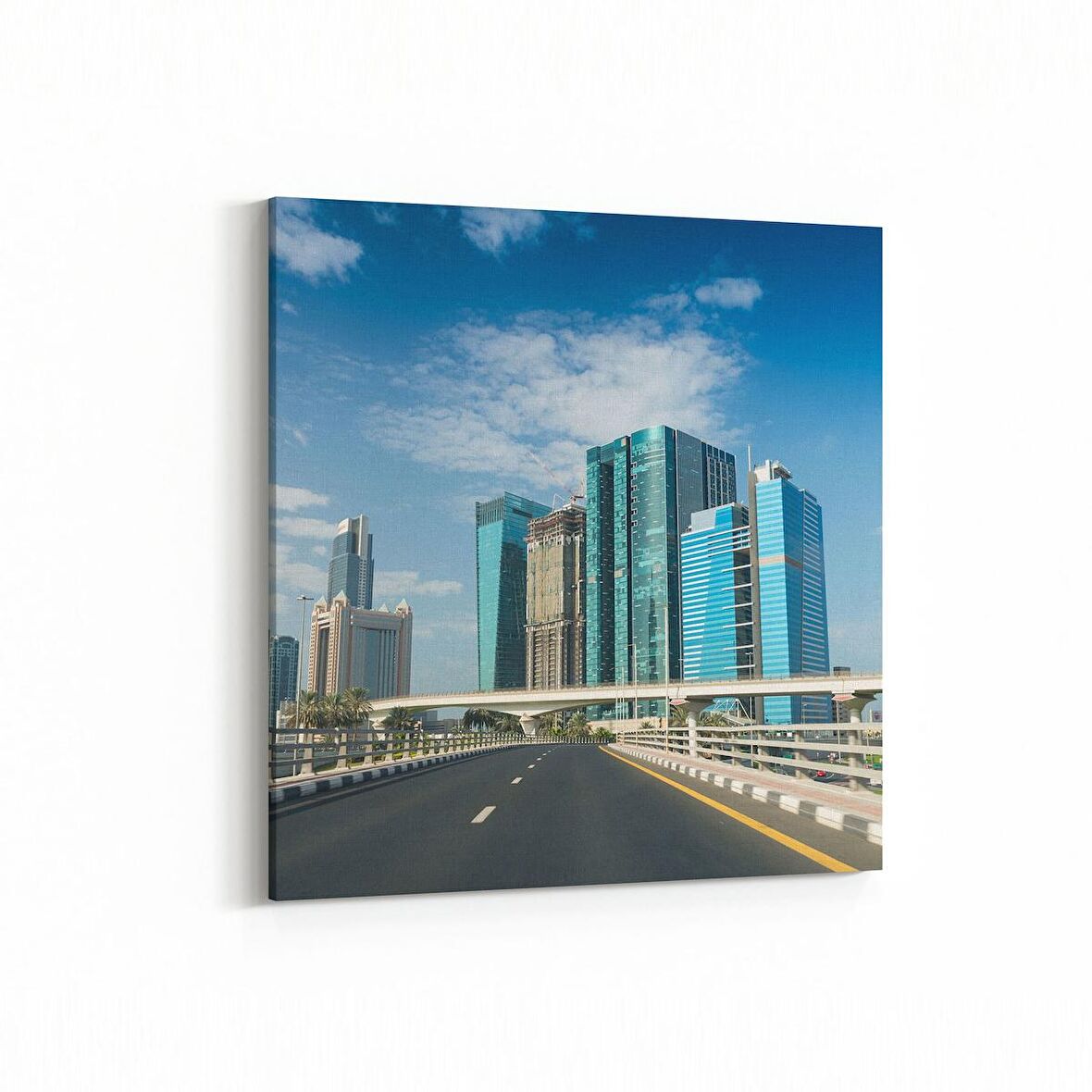 Olla 18580K Yapı Görseli Kare Kanvas Tablo (Ölçü: 25X25)