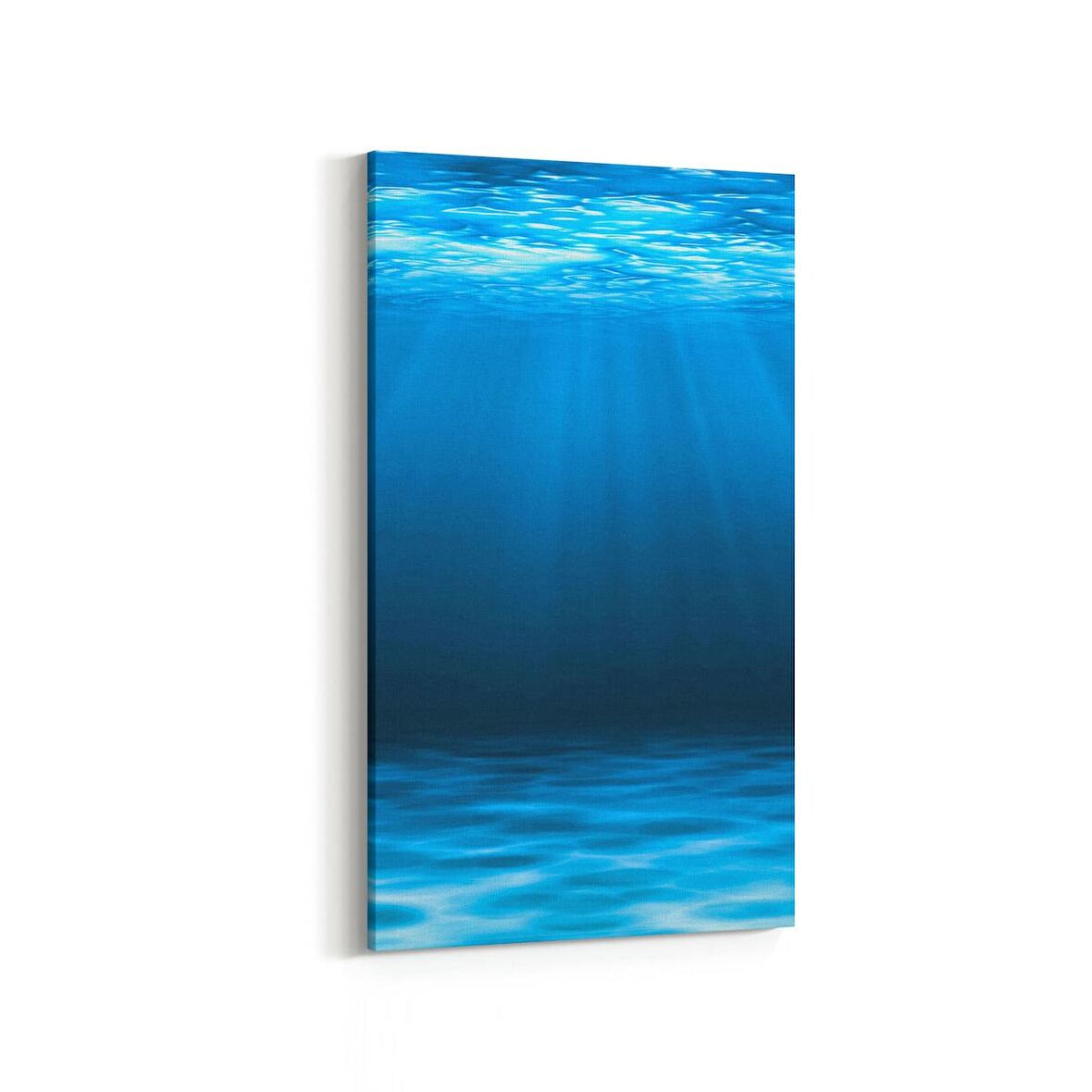 Olla 12975DD Deniz / Okyanus Görseli Dikey Dar Kanvas Tablo (Ölçü: 40X80)