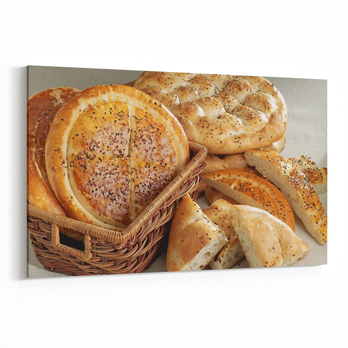 Olla 15042Y Gıda Görseli Yatay Kanvas Tablo (Ölçü: 150X100)