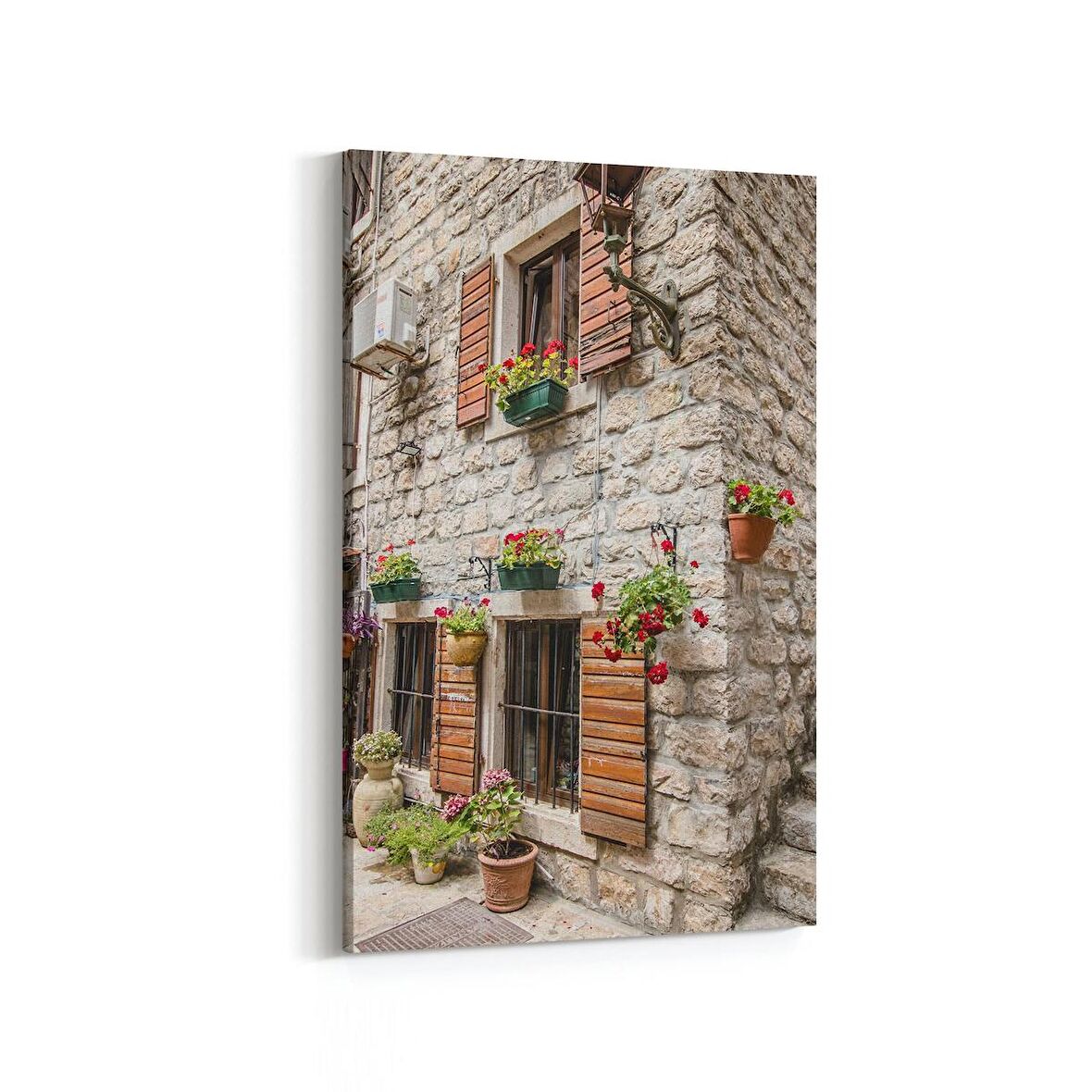 Olla 17965D Yapı Görseli Dikey Kanvas Tablo (Ölçü: 100X150)