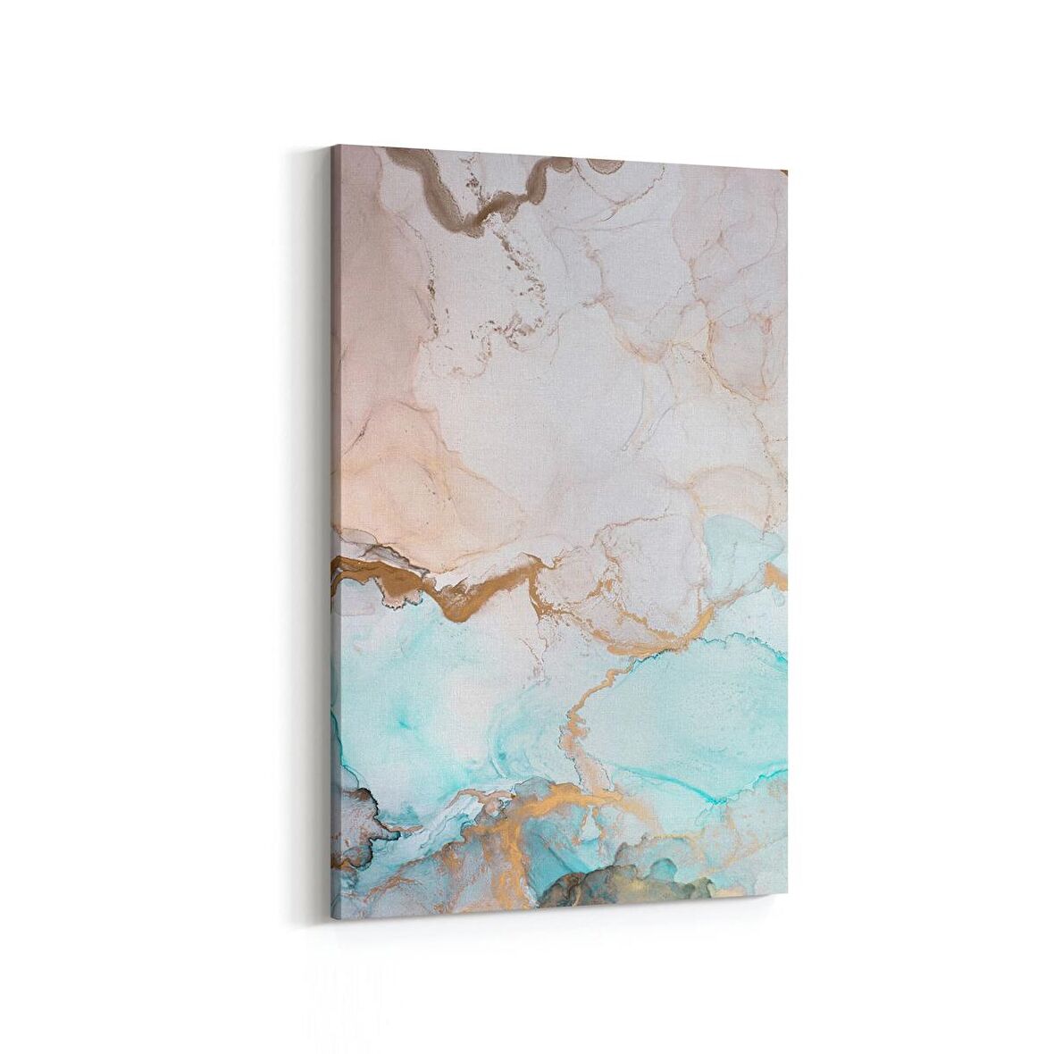 Olla 16680D Mermer Desen Görsel Dikey Kanvas Tablo (Ölçü: 20X30)