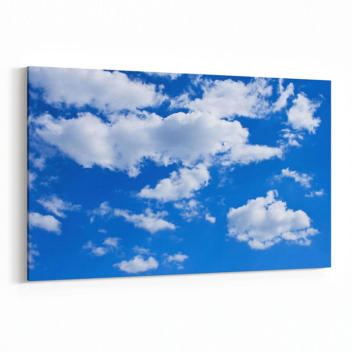 Olla 15780Y Gökyüzü Bulut Görseli  Yatay Kanvas Tablo (Ölçü: 90X60)