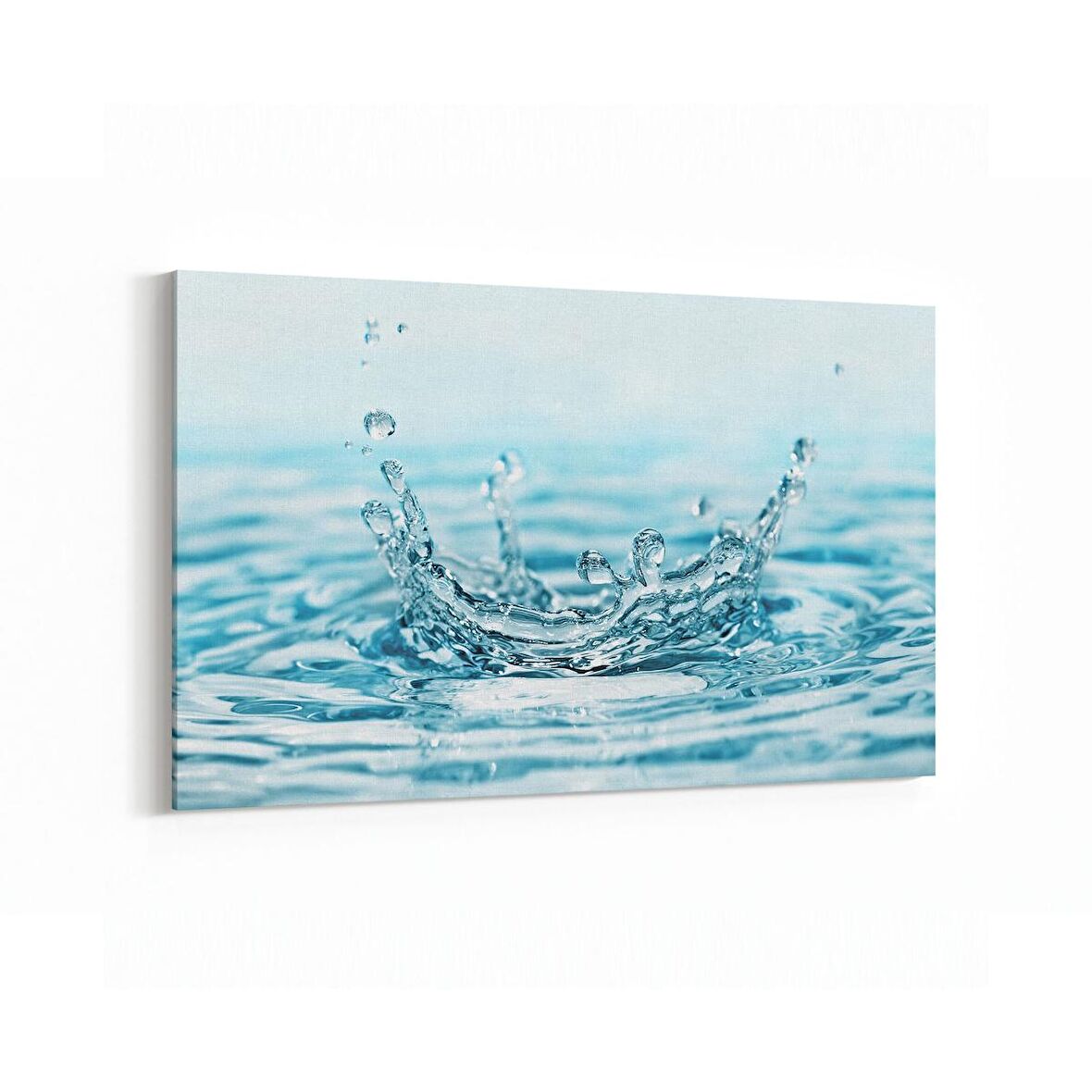 Olla 17211Y Su / Damla Görseli Yatay Kanvas Tablo (Ölçü: 30X20)