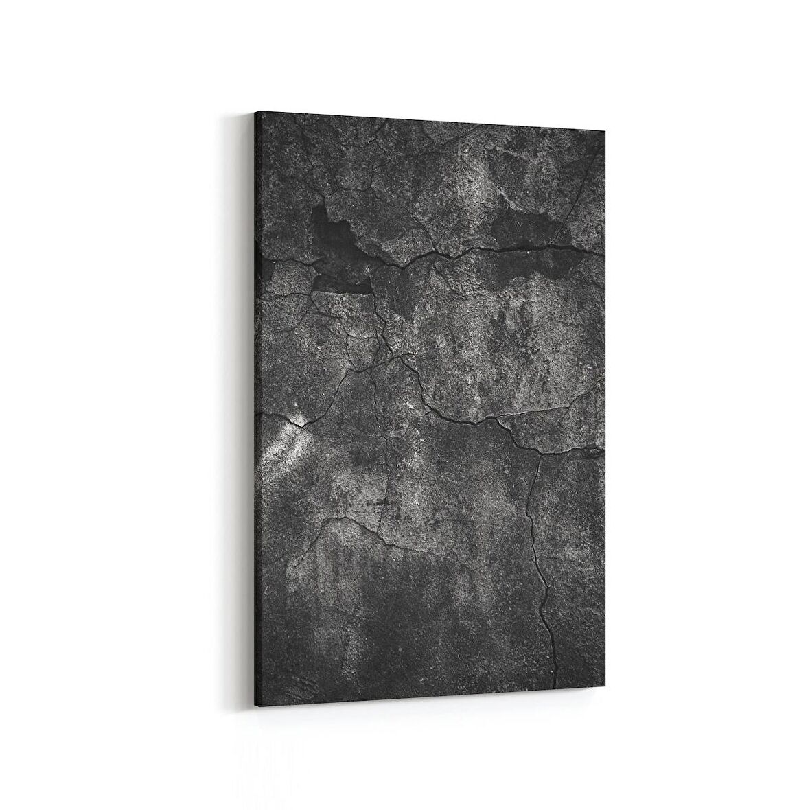 Olla 12450D Beton Görseli Dikey Kanvas Tablo (Ölçü: 100X150)