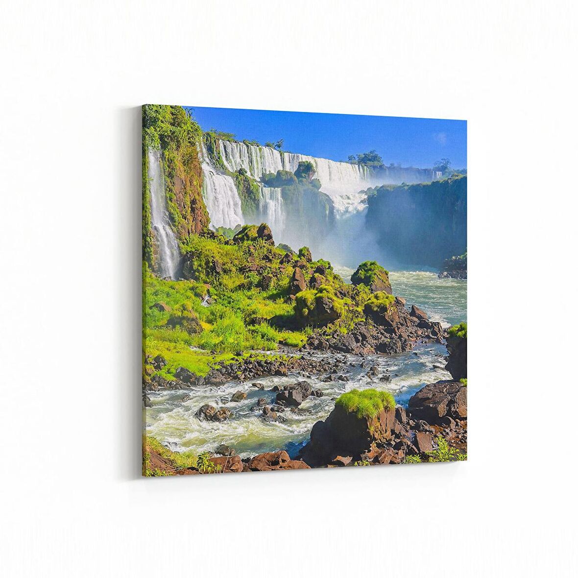 Olla 14357K Doğa / Manzara Görseli Kare Kanvas Tablo (Ölçü: 30X30)