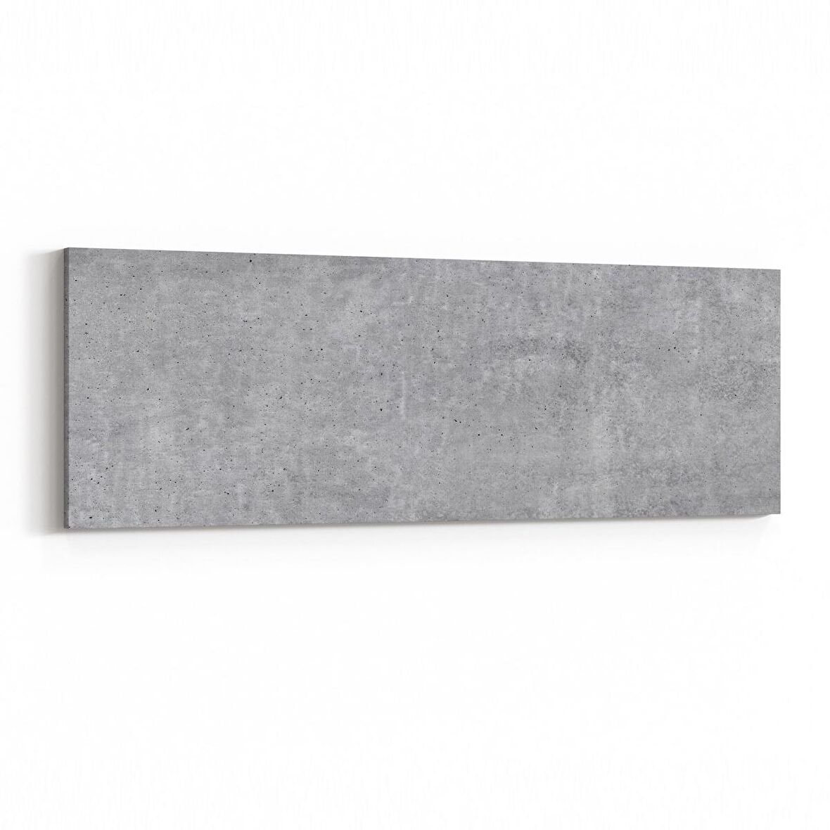Olla 12457YI Beton Görseli Yatay İnce Kanvas Tablo (Ölçü: 90X30)