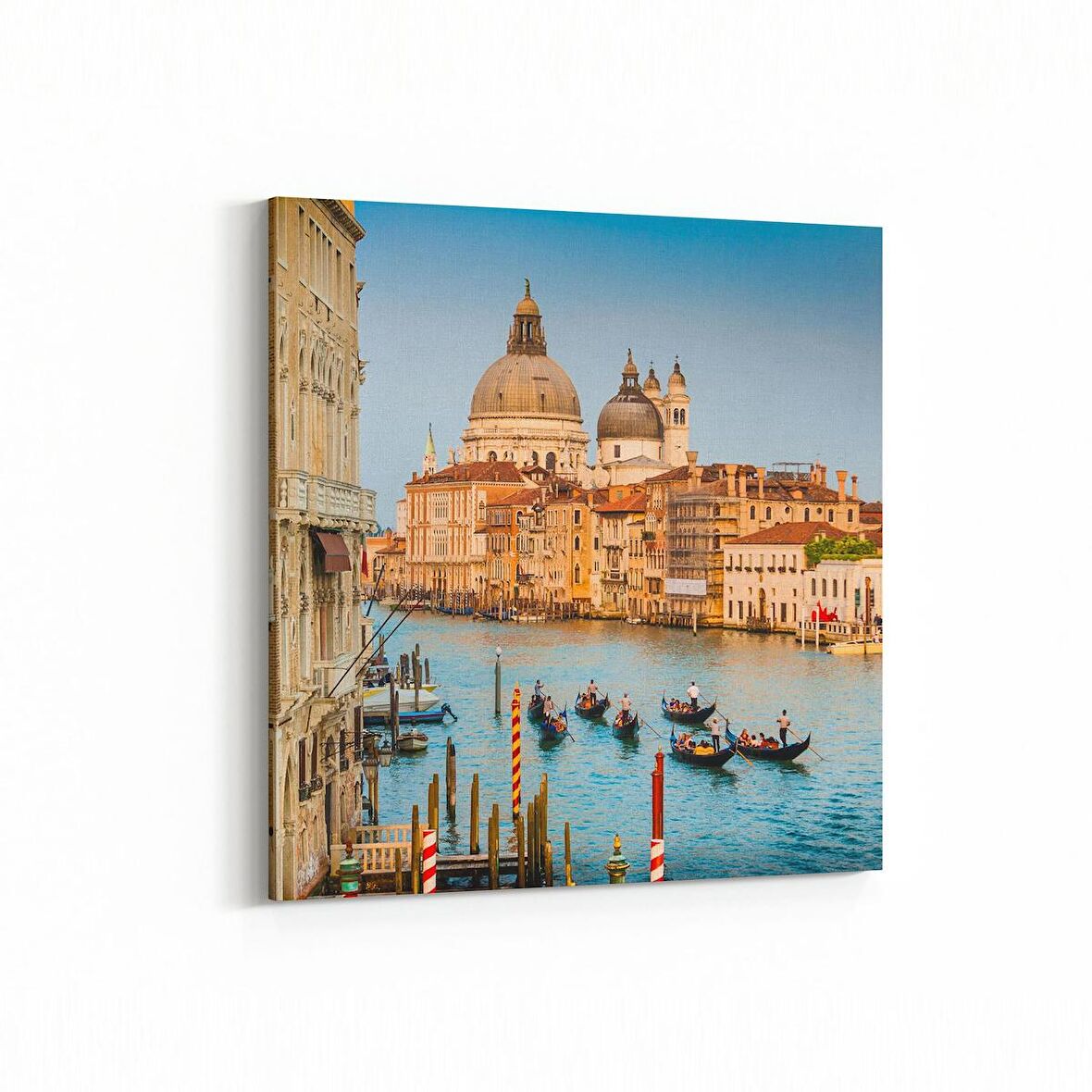 Olla 18362K4 Yapı Görseli Kare 4'lü Kanvas Tablo (Ölçü: 145X145)