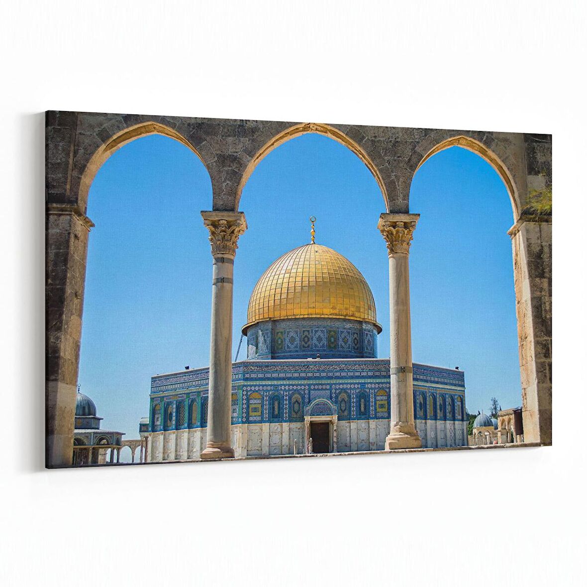 Olla 13086Y Dini Görsel Yatay Kanvas Tablo (Ölçü: 90X60)