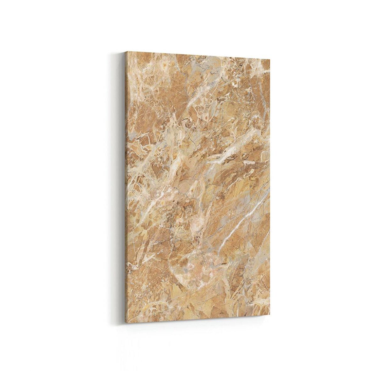 Olla 16696DD Mermer Desen Görsel Dikey Dar Kanvas Tablo (Ölçü: 60X120)