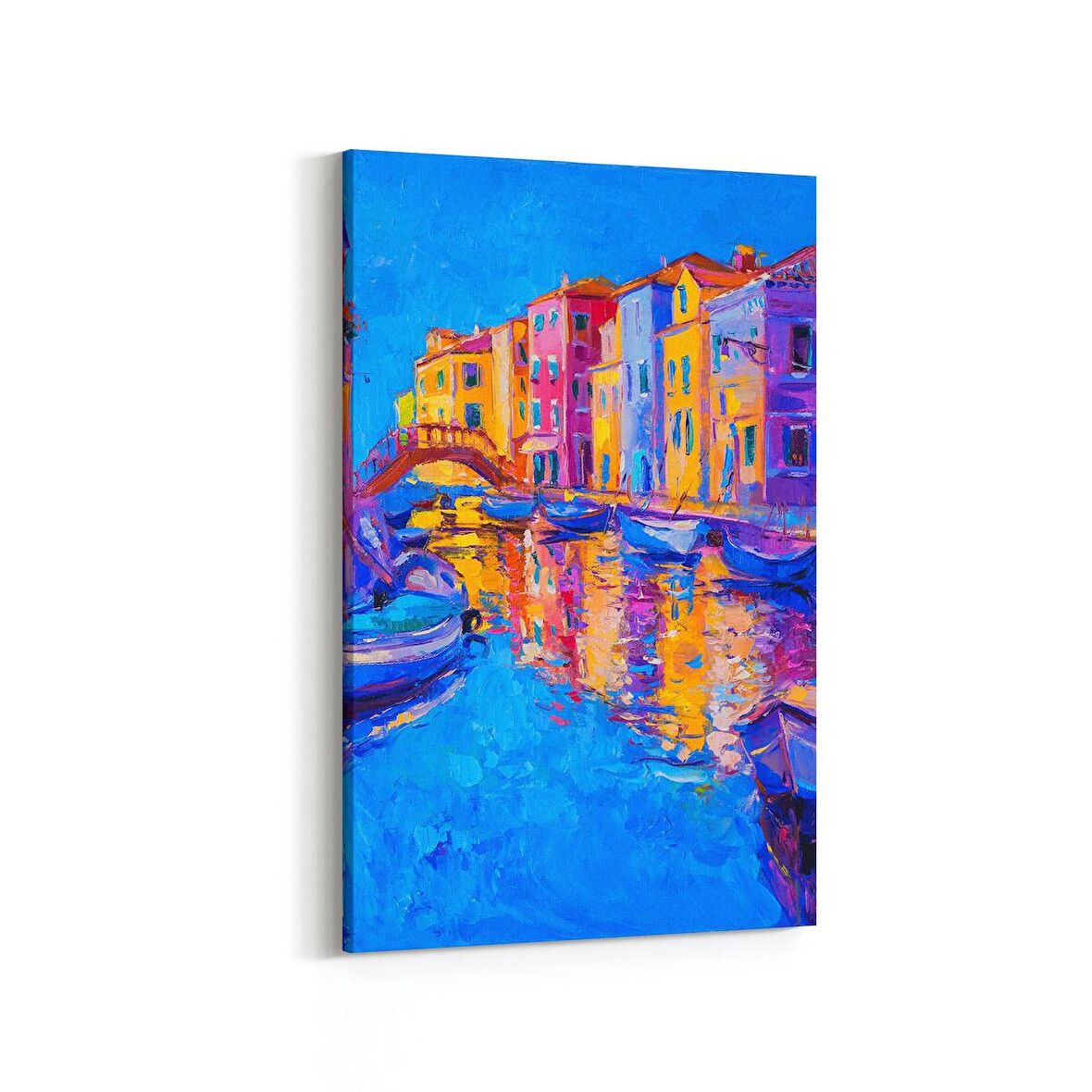 Olla 17787D Yağlı Boya Görseli Dikey Kanvas Tablo (Ölçü: 70X105)