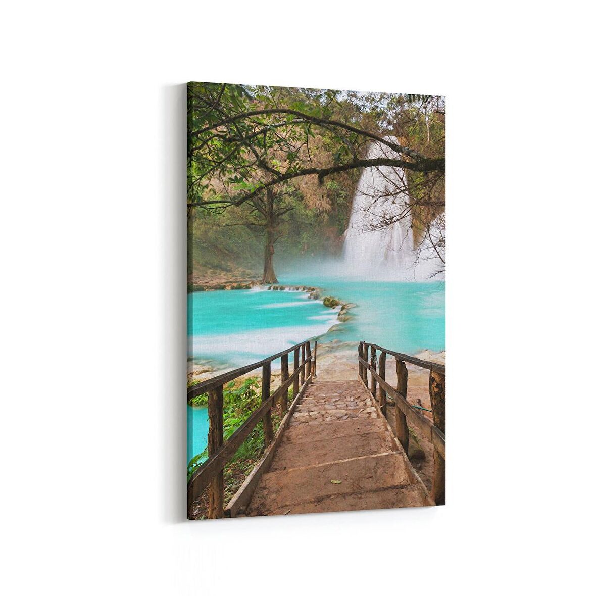 Olla 13643D Doğa / Manzara Görseli Dikey Kanvas Tablo (Ölçü: 60X90)