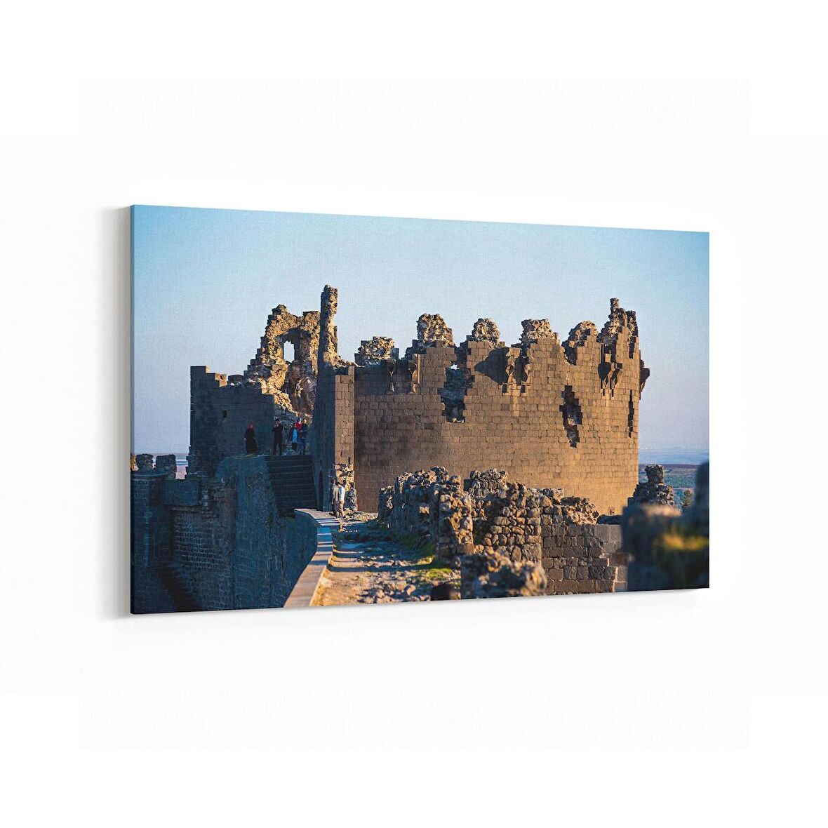 Olla 17865Y Yapı Görseli Yatay Kanvas Tablo (Ölçü: 30X20)