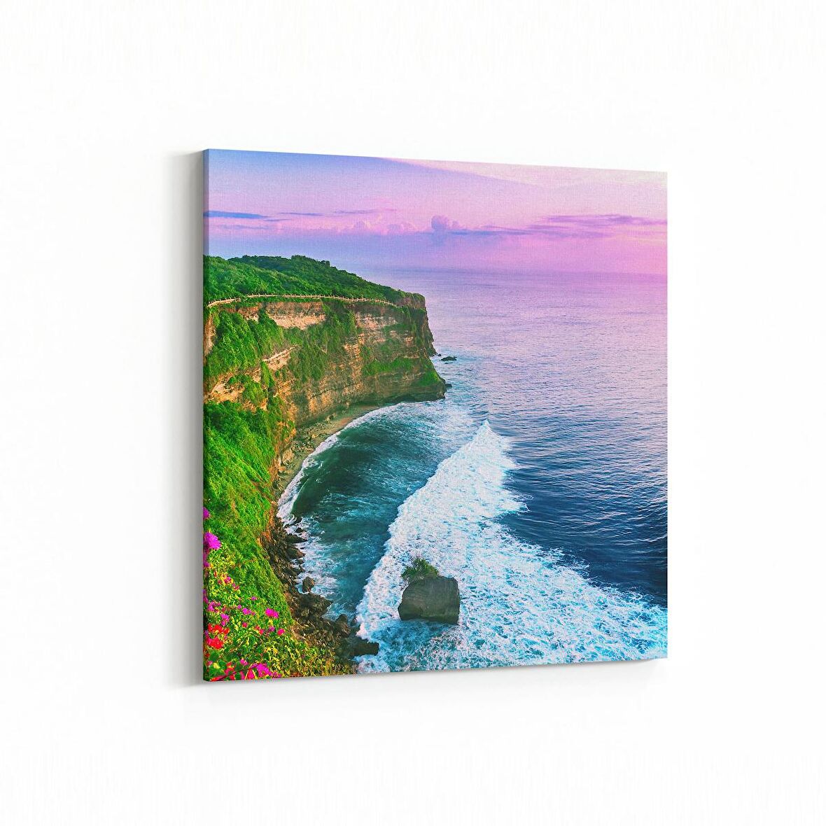 Olla 14183K Doğa / Manzara Görseli Kare Kanvas Tablo (Ölçü: 25X25)