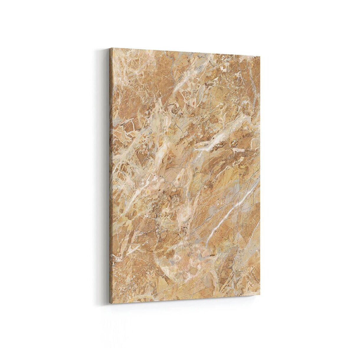 Olla 16696D Mermer Desen Görsel Dikey Kanvas Tablo (Ölçü: 100X150)