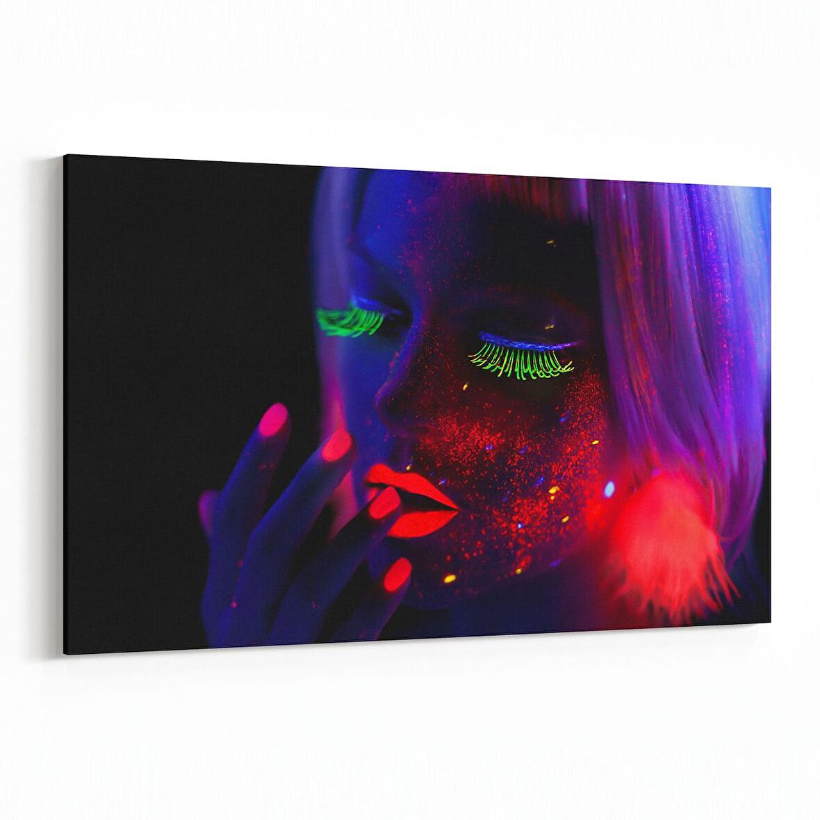 Olla 16861Y Model / Manken Görseli Yatay Kanvas Tablo (Ölçü: 45X30)