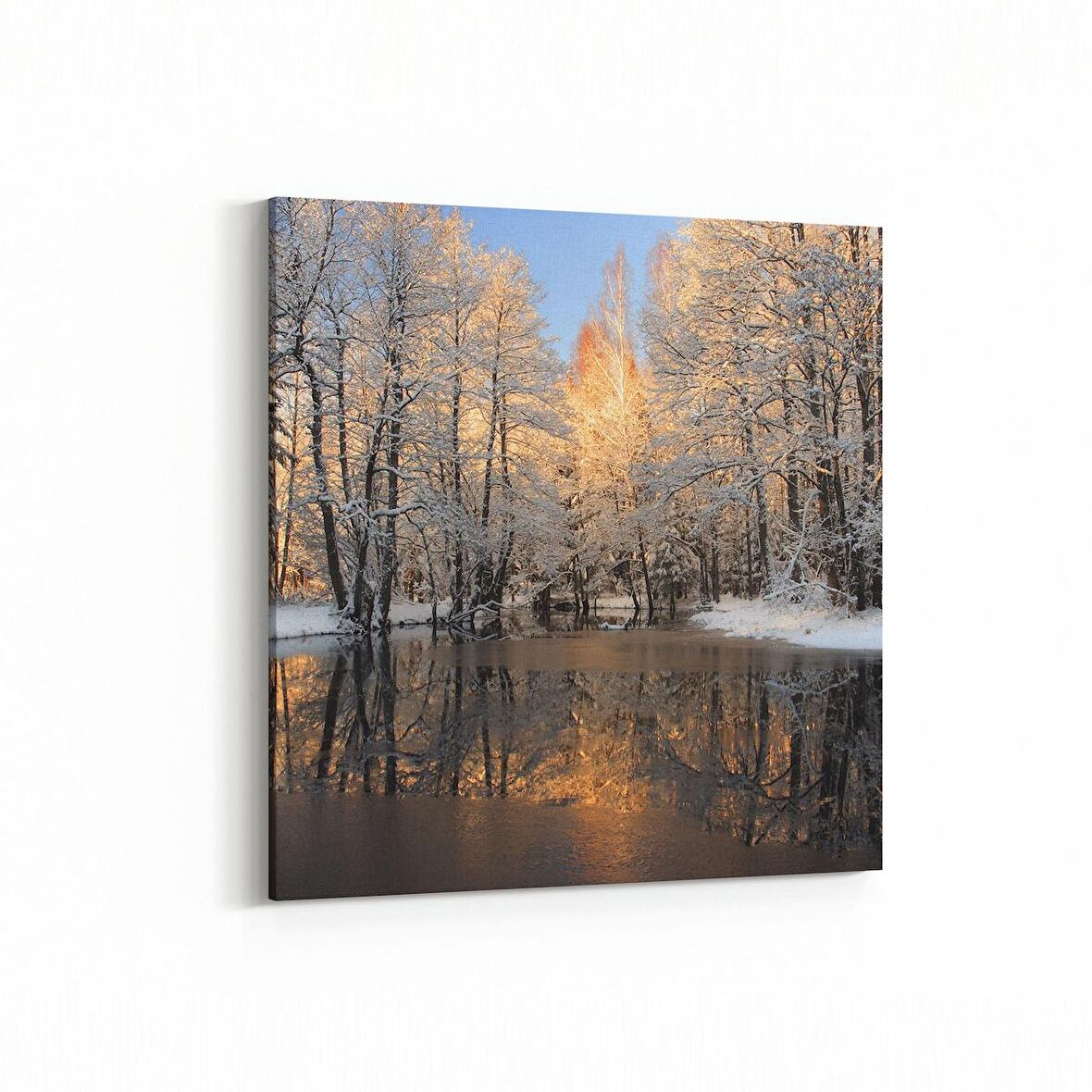 Olla 13178K Doğa / Manzara Görseli Kare Kanvas Tablo (Ölçü: 25X25)