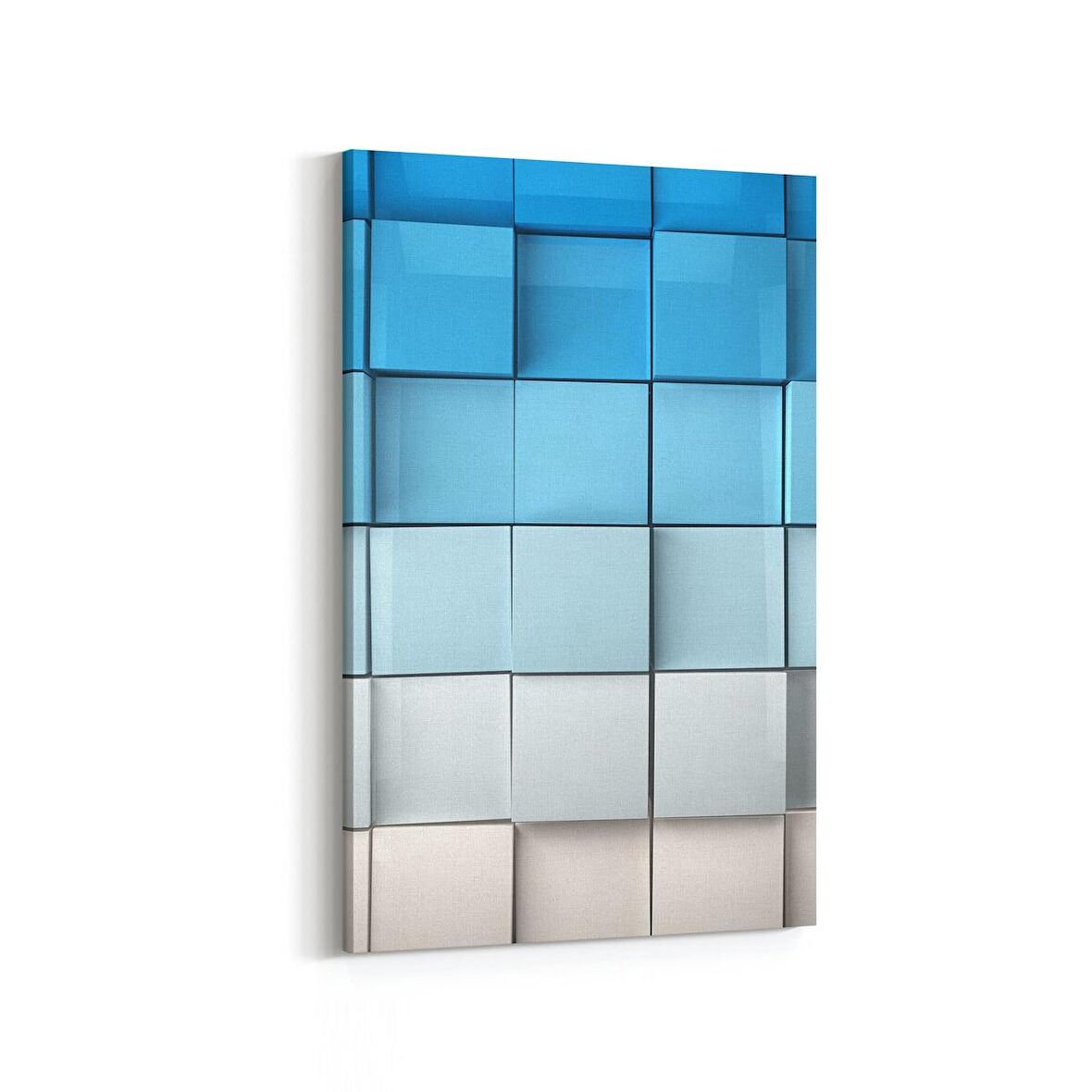 Olla 10056D Abstract 3 Boyut Görsel Dikey Kanvas Tablo (Ölçü: 60X90)