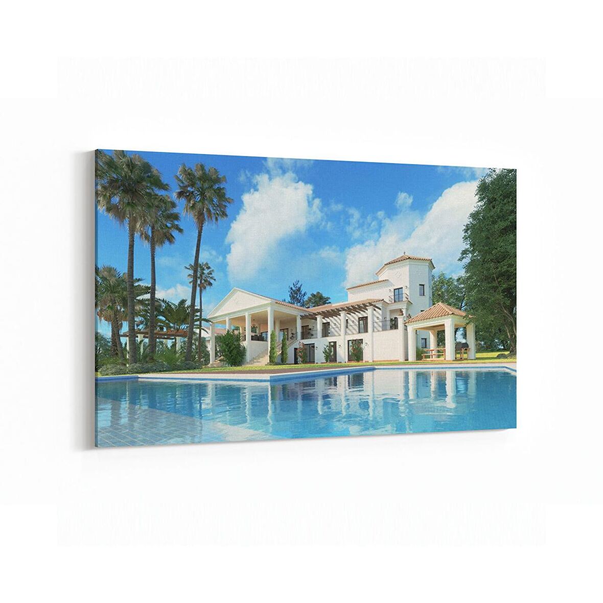 Olla 18661Y Yapı Görseli Yatay Kanvas Tablo (Ölçü: 45X30)