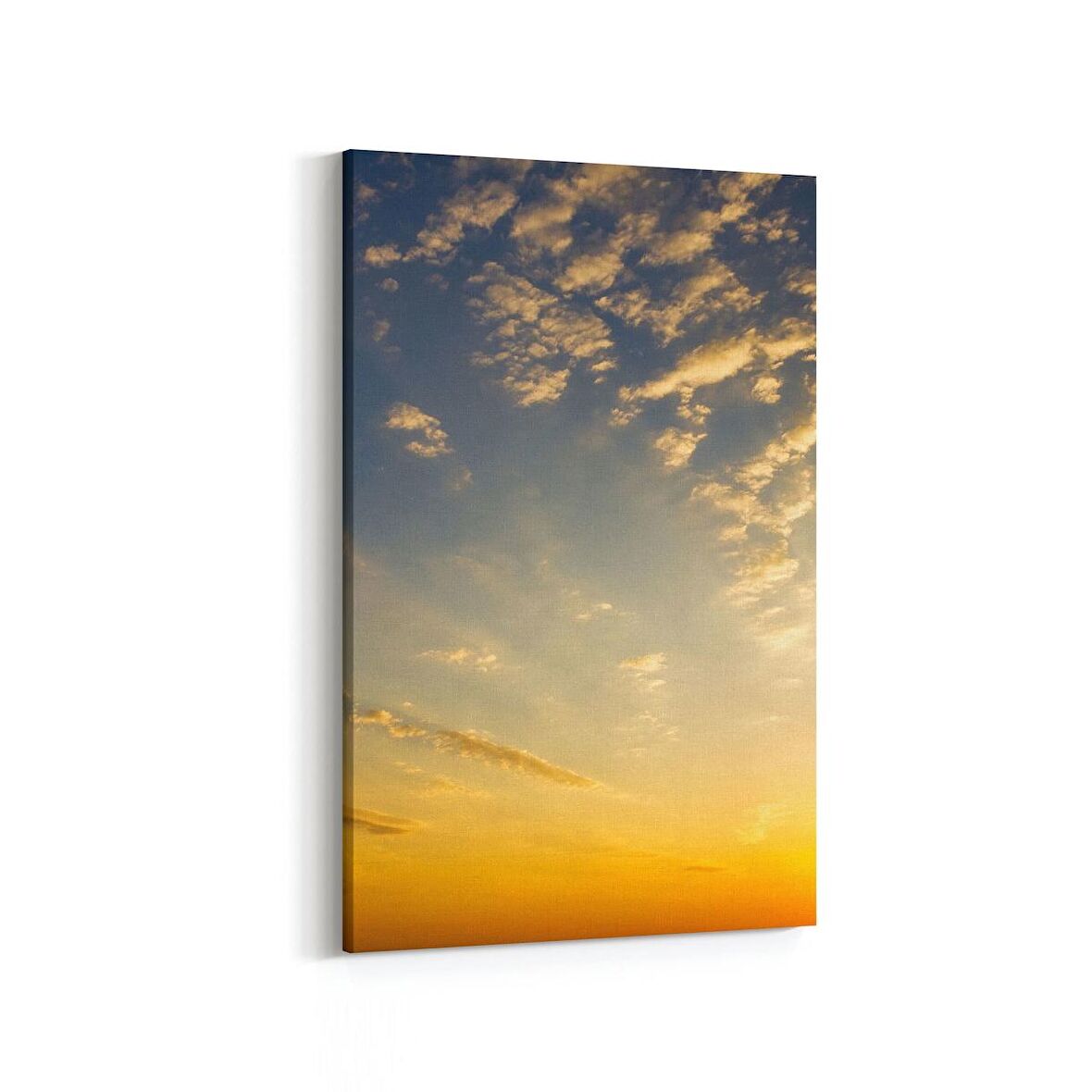 Olla 15921D Günbatımı Görseli Dikey Kanvas Tablo (Ölçü: 60X90)
