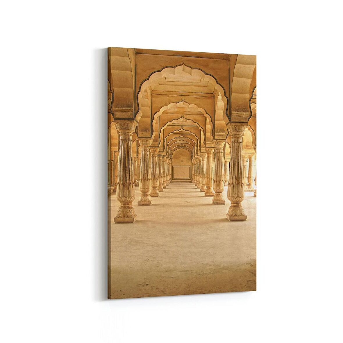 Olla 19011D Yapı Görseli Dikey Kanvas Tablo (Ölçü: 60X90)