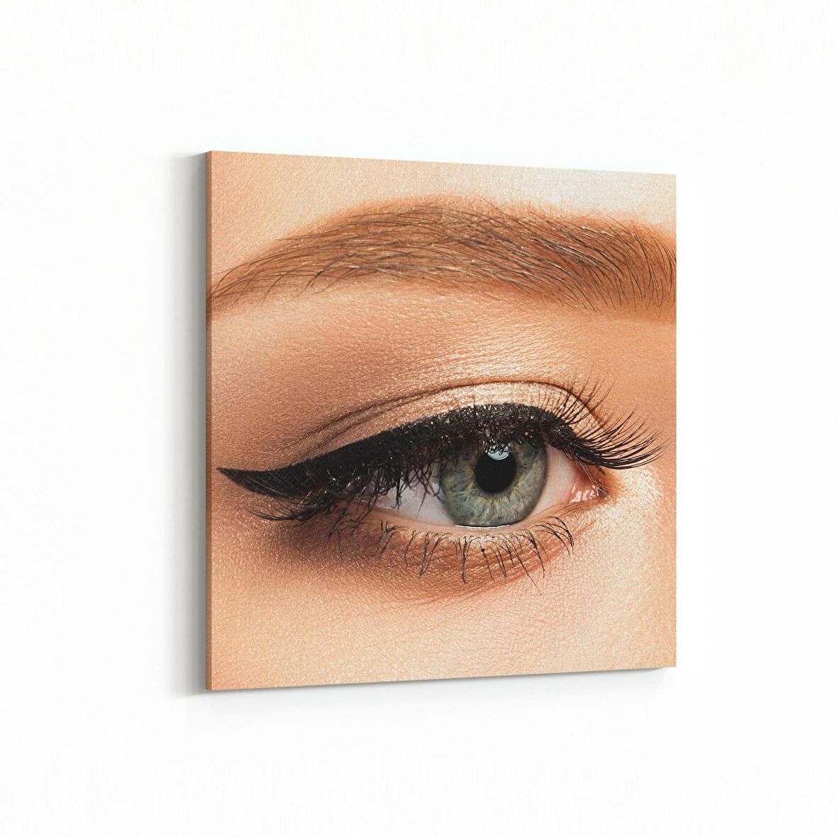 Olla 16324K Kuaför / Berber Görseli Kare Kanvas Tablo (Ölçü: 30X30)