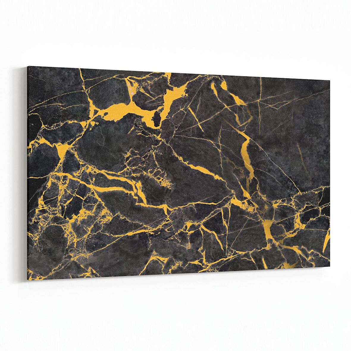 Olla 16685Y Mermer Desen Görsel Yatay Kanvas Tablo (Ölçü: 120X80)