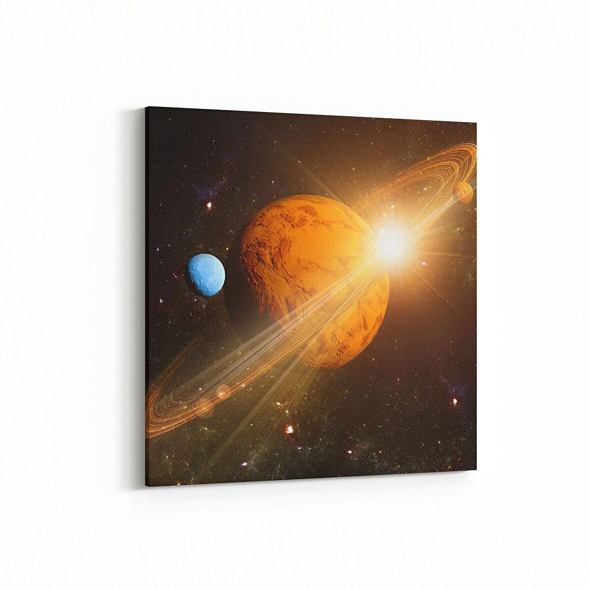 Olla 17705K Uzay Görseli Kare Kanvas Tablo (Ölçü: 60X60)