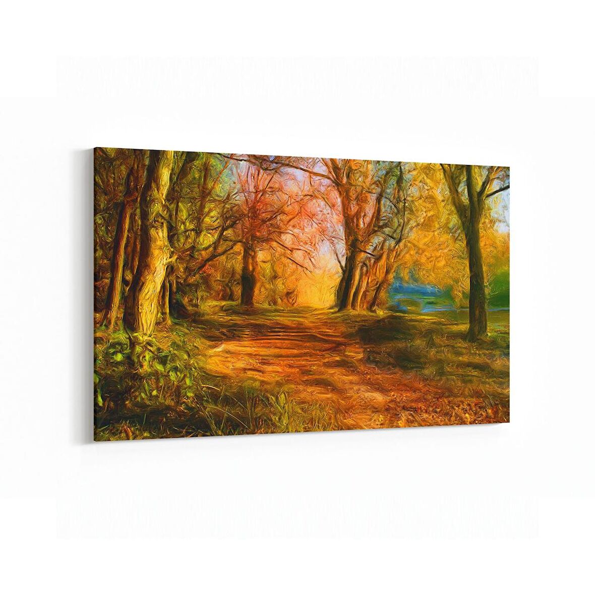 Olla 17847Y Yağlı Boya Görseli Yatay Kanvas Tablo (Ölçü: 90X60)