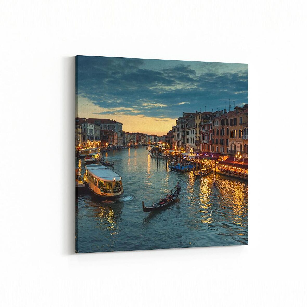 Olla 18902K Yapı Görseli Kare Kanvas Tablo (Ölçü: 25X25)