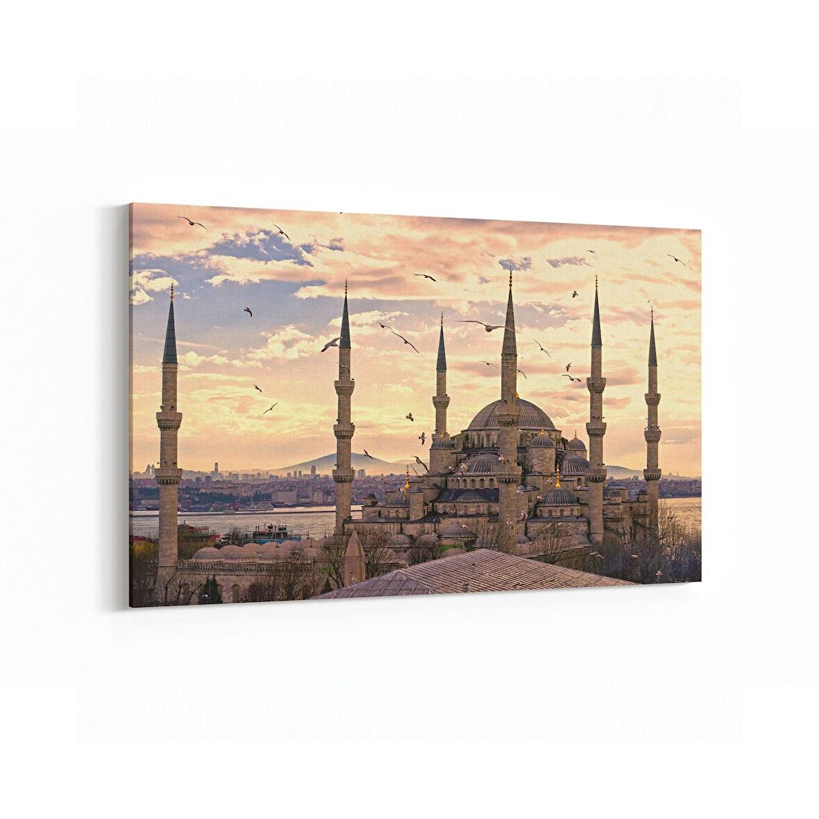 Olla 18873Y Yapı Görseli Yatay Kanvas Tablo (Ölçü: 45X30)