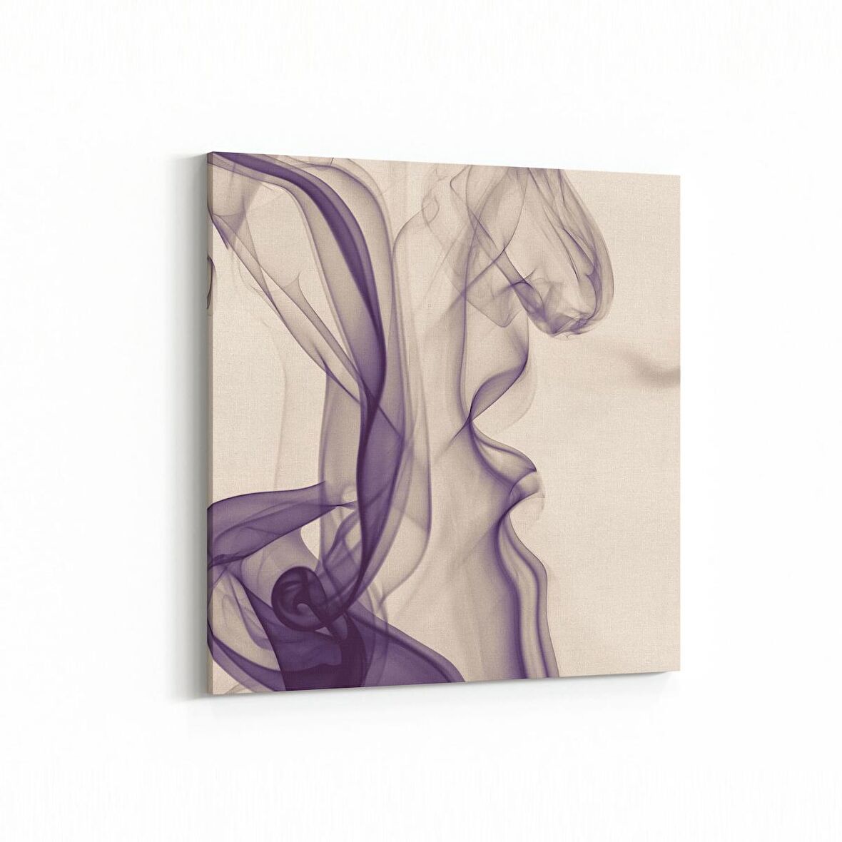 Olla 10154K Abstract Görsel Kare Kanvas Tablo (Ölçü: 25X25)