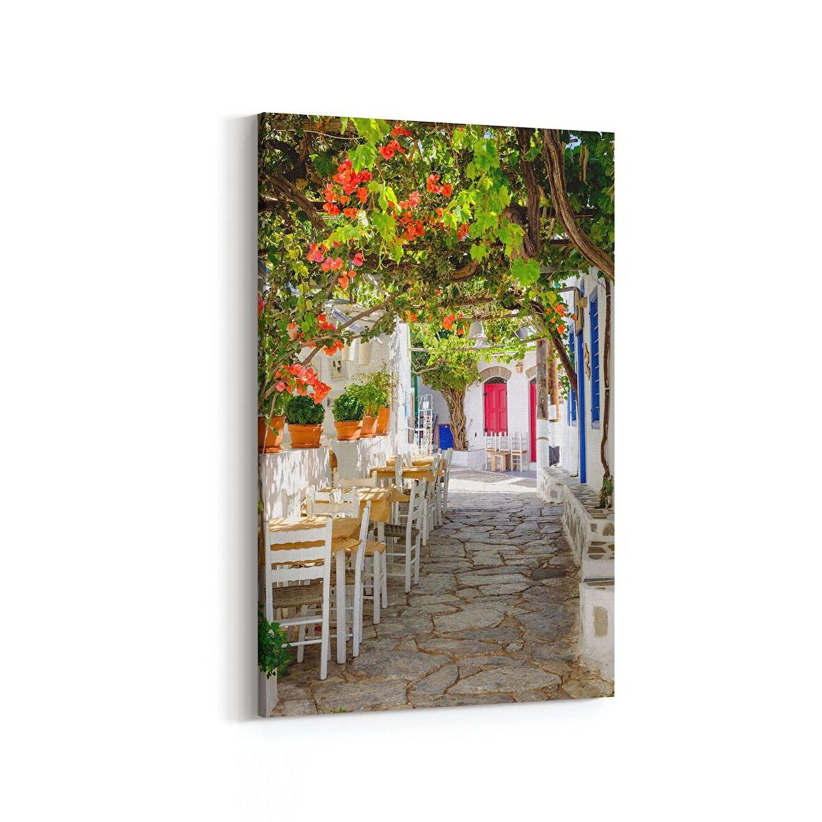Olla 18527D Yapı Görseli Dikey Kanvas Tablo (Ölçü: 60X90)