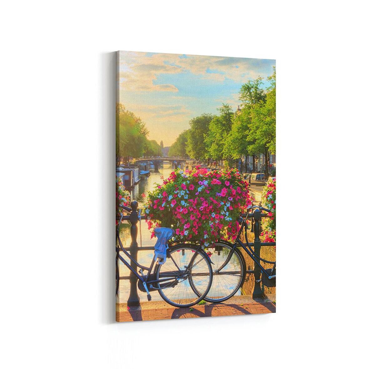 Olla 18765D Yapı Görseli Dikey Kanvas Tablo (Ölçü: 100X150)