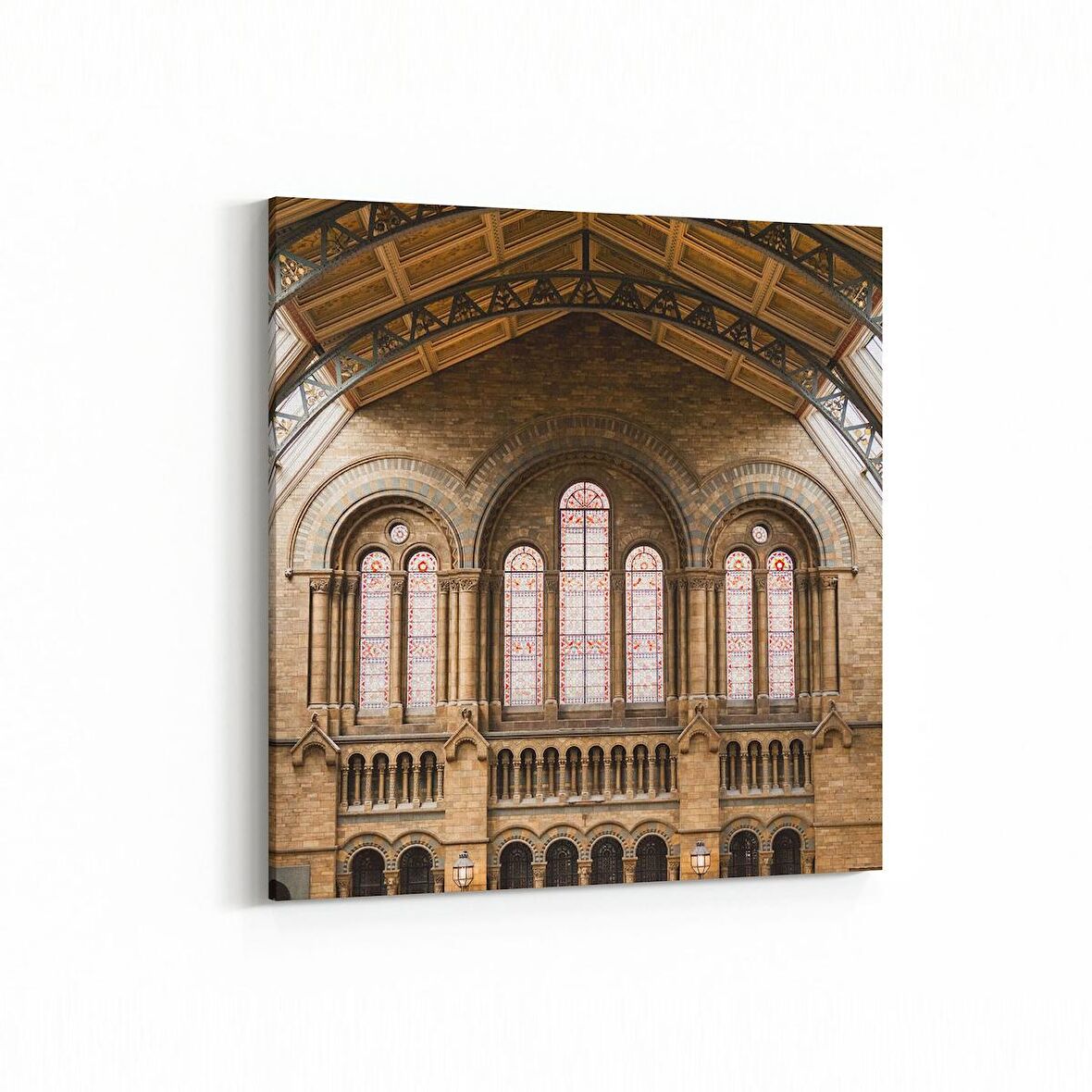 Olla 18505K4 Yapı Görseli Kare 4'lü Kanvas Tablo (Ölçü: 65X65)