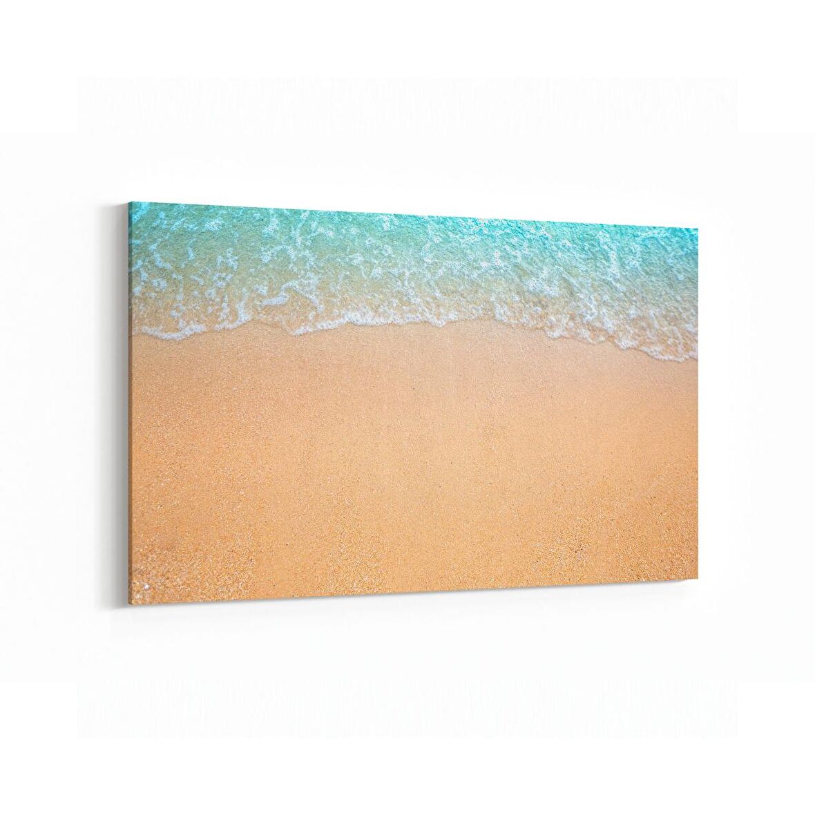 Olla 16412Y Kumsal / Sahil Görseli Yatay Kanvas Tablo (Ölçü: 150X100)