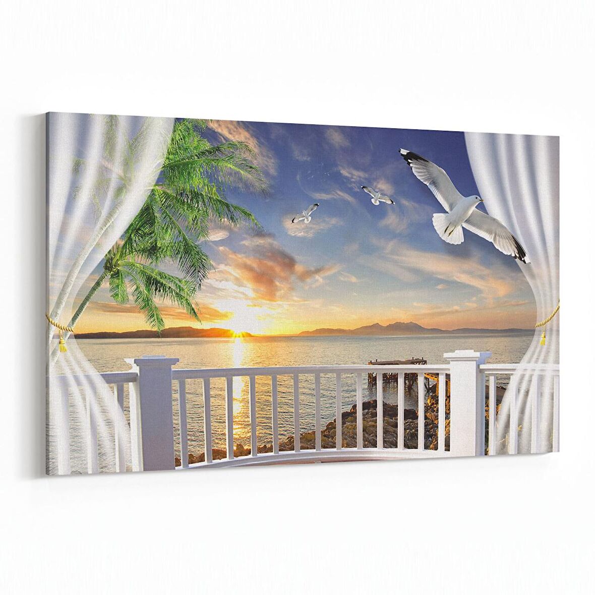 Olla 13647Y Doğa / Manzara Görseli Yatay Kanvas Tablo (Ölçü: 30X20)