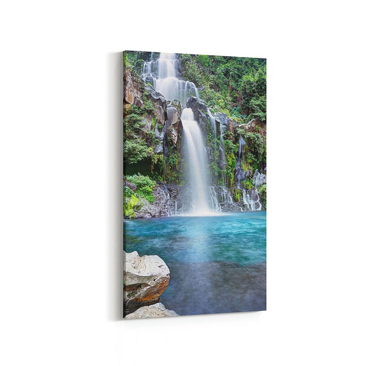 Olla 13616DD Doğa / Manzara Görseli Dikey Dar Kanvas Tablo (Ölçü: 60X120)