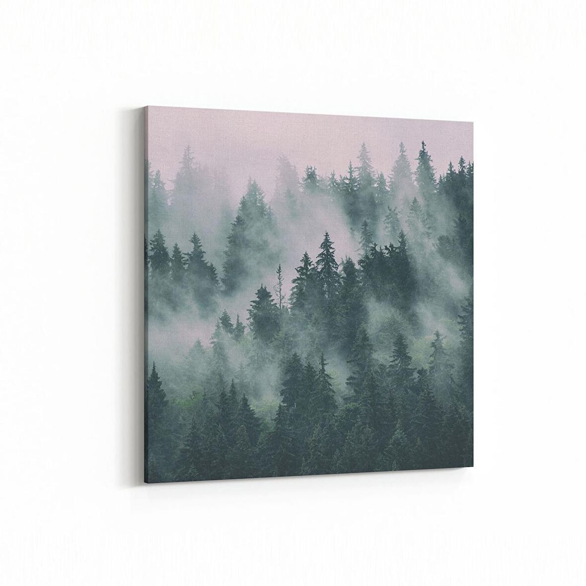 Olla 14427K Doğa / Manzara Görseli Kare Kanvas Tablo (Ölçü: 25X25)