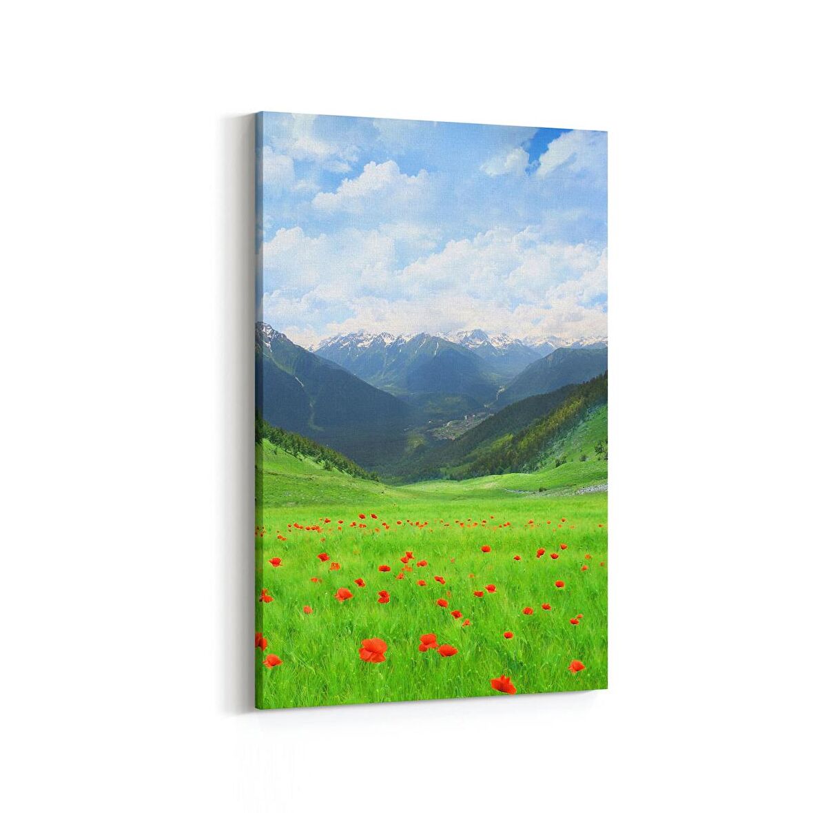 Olla 13816D Doğa / Manzara Görseli Dikey Kanvas Tablo (Ölçü: 100X150)