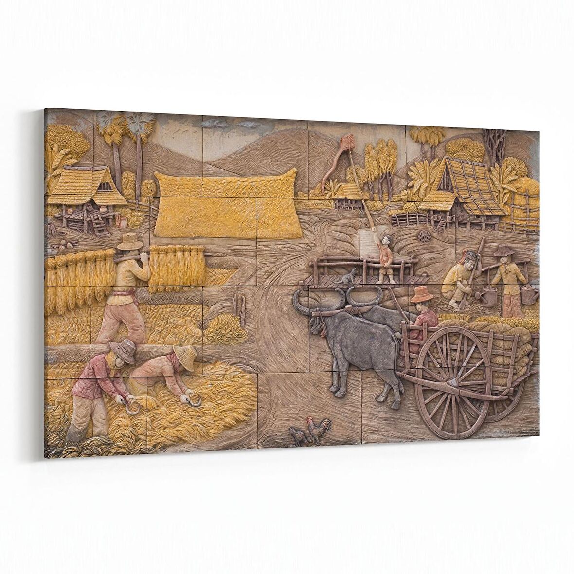 Olla 16269Y Heykel / Sanat Görseli Yatay Kanvas Tablo (Ölçü: 120X80)