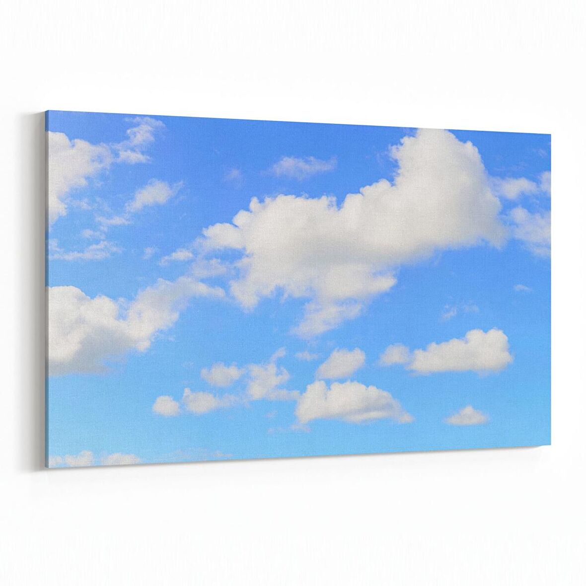 Olla 15672Y Gökyüzü Bulut Görseli  Yatay Kanvas Tablo (Ölçü: 150X100)