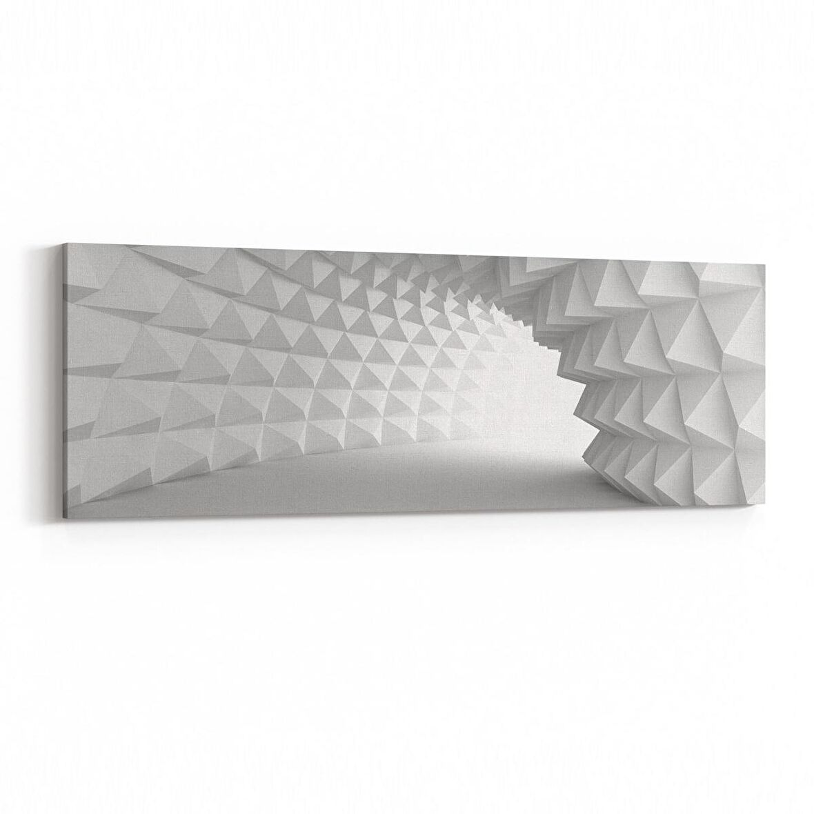Olla 10439YI Abstract Tünel Görsel Yatay İnce Kanvas Tablo (Ölçü: 90X30)
