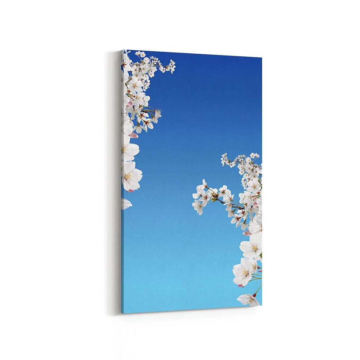 Olla 10913DD Ağaç Görseli Dikey Dar Kanvas Tablo (Ölçü: 30X60)