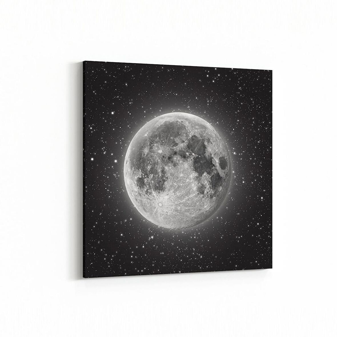 Olla 14705K Gece Gökyüzü Görseli Kare Kanvas Tablo (Ölçü: 25X25)