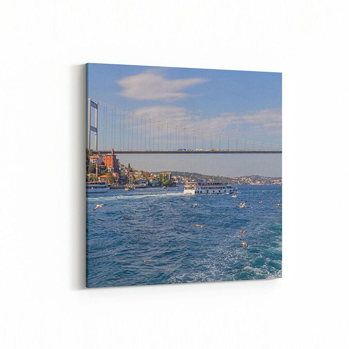 Olla 18323K Yapı Görseli Kare Kanvas Tablo (Ölçü: 30X30)